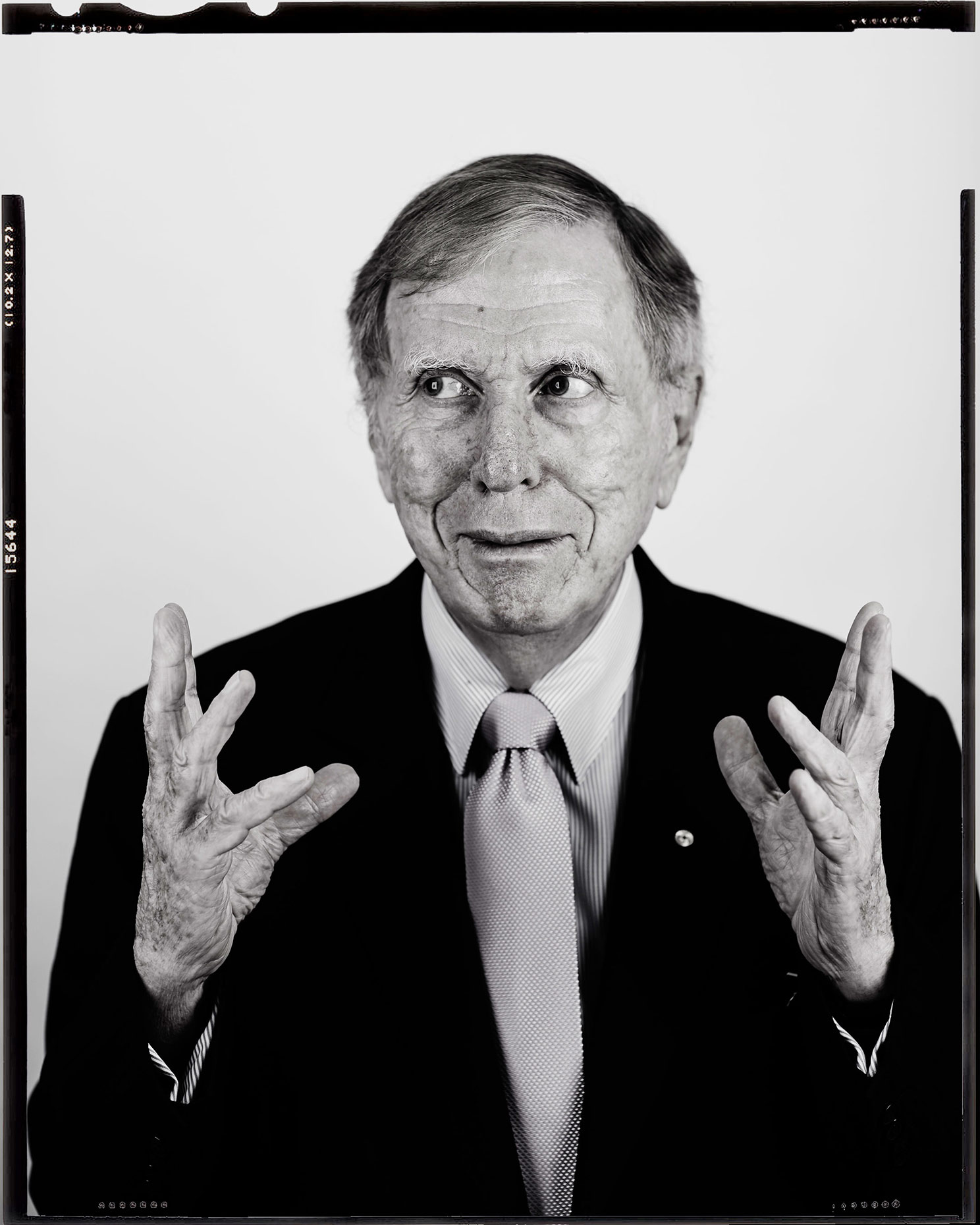 Melbourne corporate portrait photographer James Braund captures The Honourable Michael Kirby AC CMG 